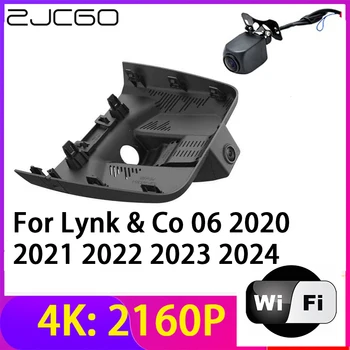 ZJCGO 4 К 2160 P Регистраторы Видеорегистраторы для автомобилей Камера 2 Объектива Регистраторы Wi-Fi Ночное Видение для Lynk & Co 06 2020 2021 2022 2023 2024 Изображение