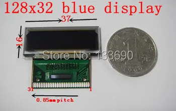 1 шт. OLED-дисплей P12601 с разрешением 128x32 пикселей и сине-черным драйвером IC SSD1303 31P 8-Битный параллельный порт 8080/6800 MP3 НОВЫЙ Изображение