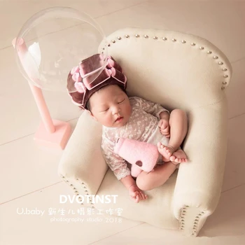 Dvotinst Реквизит для фотосъемки новорожденных, позирующий малыш, Мини-Диван, подушка для кресла, Аксессуары для фотосъемки, Реквизит для студийной съемки Изображение