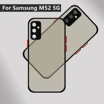 Для Samsung Galaxy M52 5G Чехол Для Samsung M52 5G Саппу Бампер Матовый Мягкий Полупрозрачный Чехол Для Samsung A13 A23 M33 M52 5G Чехол Изображение
