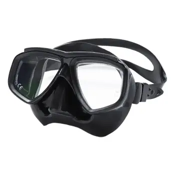 Очки для подводного плавания с защитой от взлома, противотуманные, нескользящие Профессиональные очки для подводного плавания с трубкой, аксессуары для плавания Изображение