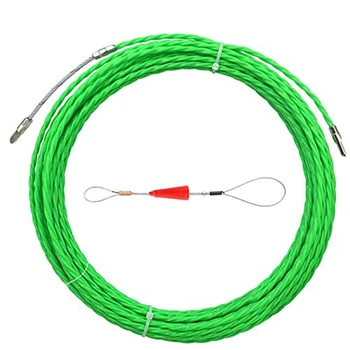 1 Комплект Съемника Кабеля для рыбной Ленты 4,5 мм Съемник Электрического кабеля для домашних ЖИВОТНЫХ 10 М 33 фута Зеленый Полиэстер Изображение