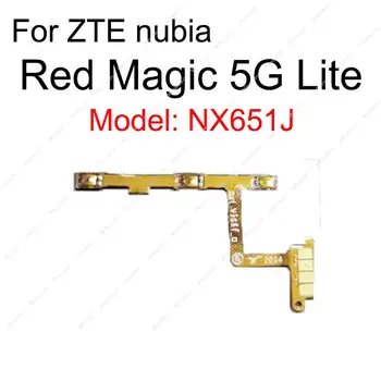 Для ZTE nubia Red Magic 5G Lite NX651J Кнопки включения Выключения питания Регулировки громкости Гибкий кабель Боковые клавиши Запчасти Изображение