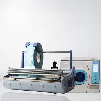 Машина для запайки пакетов для стерилизации Шириной 250 мм, машина для запайки пластиковых пакетов, стоматологический кабинет, стоматологические материалы, 6-ступенчатый контроль температуры Изображение