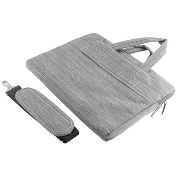 Прочная Пылезащитная Ударопрочная Мягкая сумка для переноски на молнии, чехол-сумочка для 13-дюймового ноутбука Изображение