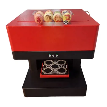 Печатная машина для макаронных изделий с съедобными чернилами wifi mode 3d selfie photo coffee printer food 4 cups coffee printer для продажи Изображение