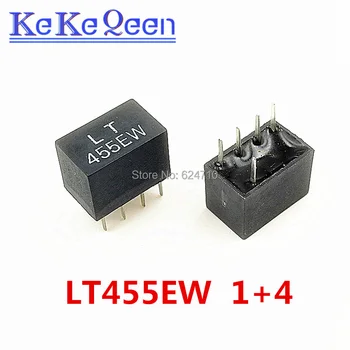 10шт LT455EW LT455E CF455E CF455EW 455E 1 + 4 5Pin DIP-5 керамический фильтр 455 кГц для реле сигналов связи Изображение