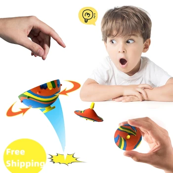 Новые Игрушки-Непоседы Хип-Хоп Попсы Pelotas Резиновый Антистрессовый Прыгающий Мяч Bounce Spinner Чаша Волчок Прыгающий Поппер Детская Игрушка Изображение