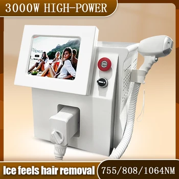 машина для удаления волос с диодным лазером 808 нм с 3 длинами волн Изображение