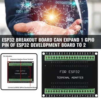 Esp32 Development Board 38 Pin Esp32 Breakout Board Gpio 1 В 2 Для 38 Pin Esp32s Esp32 B1p6 Изображение