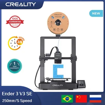 CREALITY Ender 3 V3 SE 3D принтер 250 мм/сек. Более высокая скорость печати Sprite Прямая Экструзия Двойной дисплей IU по оси Z с Автоматическим Выравниванием Изображение