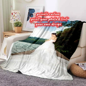 Одеяло на заказ, Фланелевое одеяло, персонализированные фото, флисовые одеяла для дивана или кровати, подарок, индивидуальный принт 