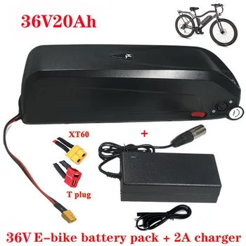 36V20Ah 10S 18650 eBike аккумулятор Hailong аккумулятор с USB-портом для зарядки 1000 Вт модифицированный электрический велосипед Bafang + зарядное устройство 2A беспошлинно Изображение