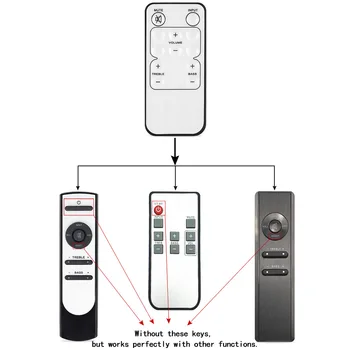 Пульт дистанционного управления для R7121/RA093/RC071/R7102 для Microlab R7121 Solo 6C 7C 8C 9C Комплект звуковой акустической системы Изображение