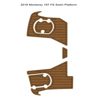 2018 Monterey 197 FS Платформа для плавания со ступеньками, лодка из пены EVA, палубный пол из искусственного тика Изображение