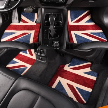 Автомобильные коврики для BMW X1, нескользящие внутренние накладки для ног, аксессуары для автостайлинга на заказ, ковры 2016-2022 Изображение