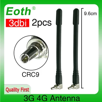 Eoth 2шт 3G 4G lte антенна 2 ~ 3dbi CRC9 Разъем antenne маршрутизатор внешний ретранслятор беспроводной модем antene Изображение