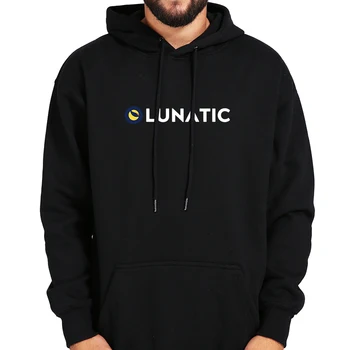 Толстовка Crypto Lunatic ограниченной серии Luna Bitcoin Cryptocurrency Trader, классическая хлопковая мужская толстовка, топы оверсайз Изображение