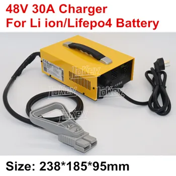 Умное зарядное устройство 48V 30A 13S 54,6 V 14S 58,8V lipo 16S 58,4V lifepo4 Зарядное устройство для литий-ионной свинцово-кислотной батареи lifepo4 Изображение