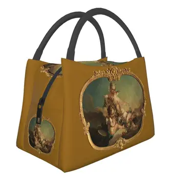 Аллегория Осени, Термоизолированная сумка для ланча, Буше, Ренессанс в стиле рококо, Многоразовый Ланч-бокс для женщин, Детские сумки-тоут для еды Изображение
