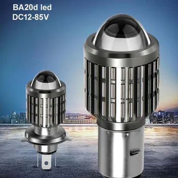 Высокое качество BA20D электромобиль, электровелосипед, автобайк, мотоцикл, мотоциклетная светодиодная лампа, DC12-85V H4 BA20d светодиодные лампы Бесплатная доставка 2 шт./лот Изображение