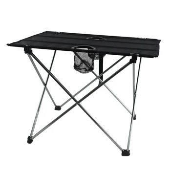 Складной стол для барбекю на открытом воздухе, портативный стол для пикника из сверхлегкого алюминиевого сплава для кемпинга Изображение