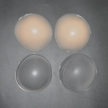 Увеличивающая грудь Прозрачная Удобная силиконовая круглая накладка на грудь Увеличивает Невидимую чашечку для подъема груди Изображение