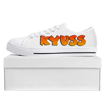 Kyuss Metal Rock Band, Низкие Высококачественные кроссовки, Мужские, женские, парусиновые кроссовки для подростков, Повседневная обувь для пары, обувь на заказ Изображение