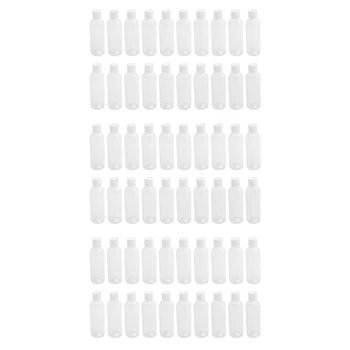 60 Штук Пластиковых бутылок для шампуня объемом 100 мл Пластиковые бутылки для путешествий Контейнер для косметического лосьона Изображение