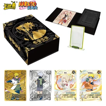 Kayou Подлинная памятная подарочная коробка Naruto's Double Eleven Коллекционная открытка World Volume SP Gangshou с золотым тиснением Изображение