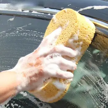 Губки для мытья автомобилей, Большие Сотовые 8-образные Инструменты Для Наружного Воскового Блока Высокой плотности, Губки Для чистки Автомобилей, Очиститель Auto O4E7 Изображение