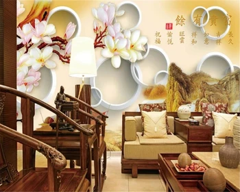 beibehang пользовательские 3D стерео обои ТВ фон декоративные обои живопись розы бесшовная фреска для гостиной papel de parede Изображение