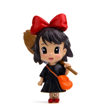 Studio Ghibli Kiki's Служба доставки Kiki Мини Фигурка из смолы, модель Игрушки Изображение