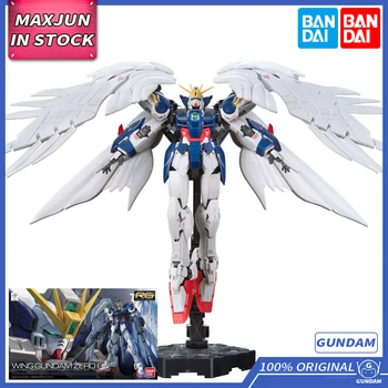 MAXJUN Оригинальная Модель BANDAI GUNDAM 94380 Rg 17 1/144 Wing Zero Gundam Exia Ew Версия Аниме Фигурка Коллекция Игрушек Изображение