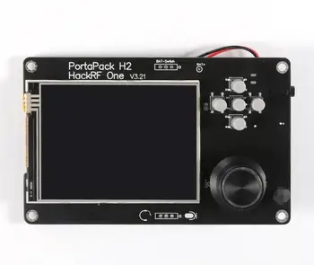Новый обновленный PORTAPACK H2 + TCXO + 3,2-дюймовый сенсорный ЖК-дисплей + аккумулятор емкостью 2000 мАч для HACKRF ONE SDR Изображение