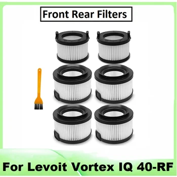 6 шт. HEPA Фильтр Для Levoit Vortex IQ 40-RF Vacuum Clean Передние задние фильтры Моющиеся Запасные части Изображение