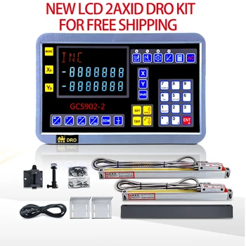 HXX Двух- и трехосный токарно-фрезерный станок с ЖК-дисплеем CNC DRO 0-1000 мм, Линейная шкала, цифровой дисплей, Электронные ворота, оптический размер Изображение