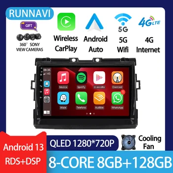 Android 13 для Toyota Estima Previa Tarago 2006-2012, автомобильный радиоприемник, мультимедийный видеоплеер, GPS, беспроводной Carplay DSP RDS Изображение