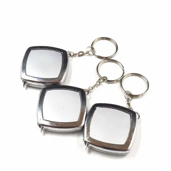 Маленькая рулетка, кольцо для ключей длиной 2 метра, Портативная компактная мини-рулетка, Маленькая стальная рулетка, мини-карман Изображение
